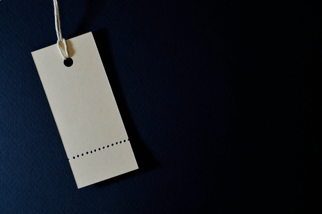 Pricing tag