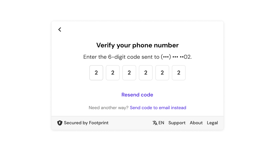 Login via Email OTP code