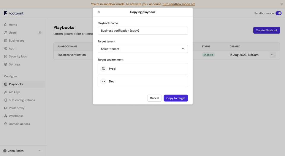 Copy/Duplicate Playbooks