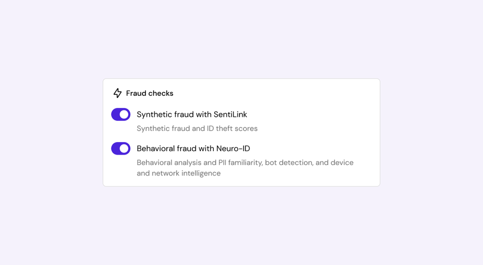 Introducing Fraud checks