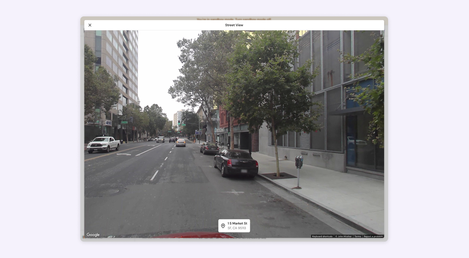 Street View now available for address verification